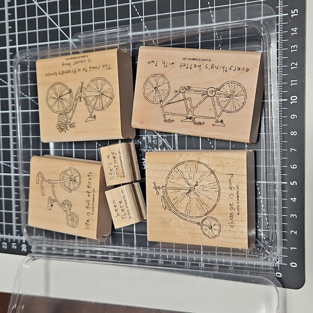 Life Cycles Rubber stamp set